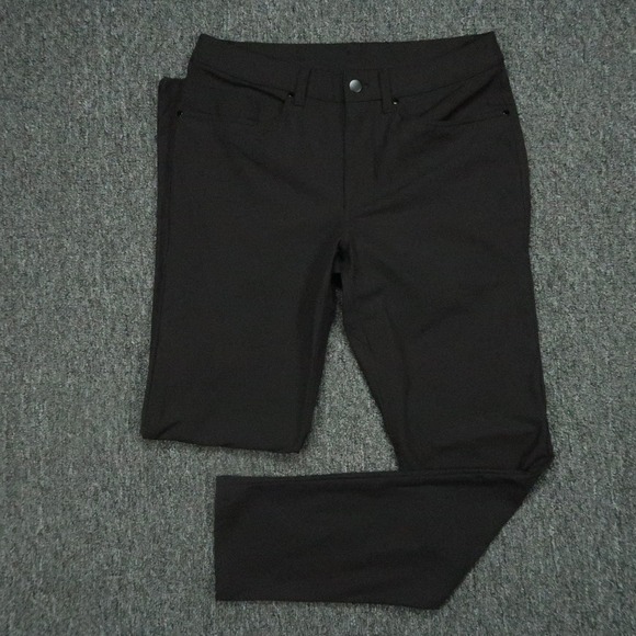 Lululemon Pants Mens 30x30 Black ABC Slim Warpstreme 5 Pocket Trouser Stretch